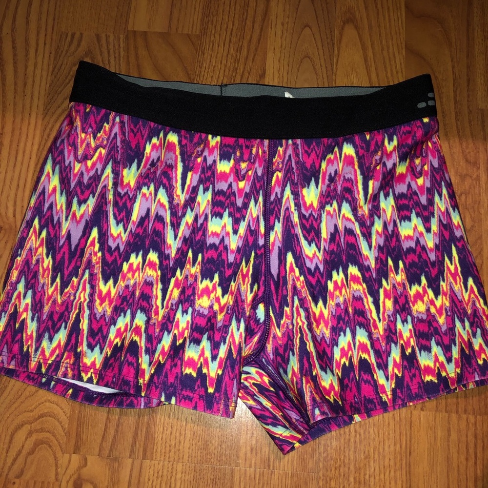 Colorful bcg spandex shorts